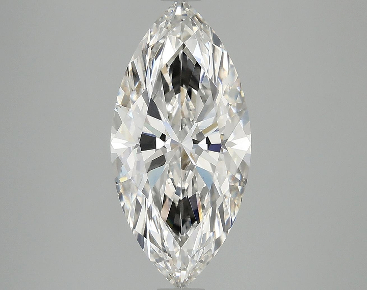 3.09 Carat Marquise Shaped Excellent Cut VVS2 IGI Certified Lab Grown Diamond