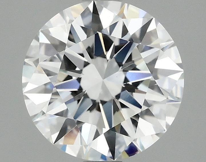 2.03 Carat Round Shaped Ideal Cut VVS2 IGI Certified Lab Grown Diamond