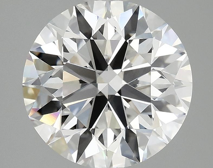 3.07 Carat Round Shaped Excellent Cut VVS2 IGI Certified Lab Grown Diamond