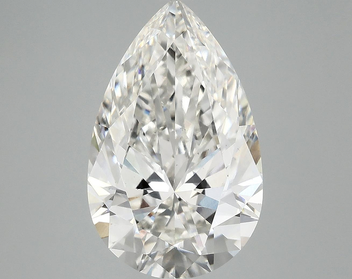 5.09 Carat Pear Shaped Ideal Cut VS2 IGI Certified Lab Grown Diamond