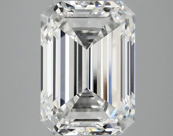 5.05 Carat Emerald Shaped Ideal Cut VS1 IGI Certified Lab Grown Diamond
