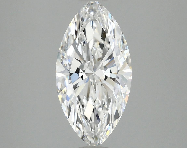 2.07 Carat Marquise Shaped Ideal Cut VVS2 IGI Certified Lab Grown Diamond