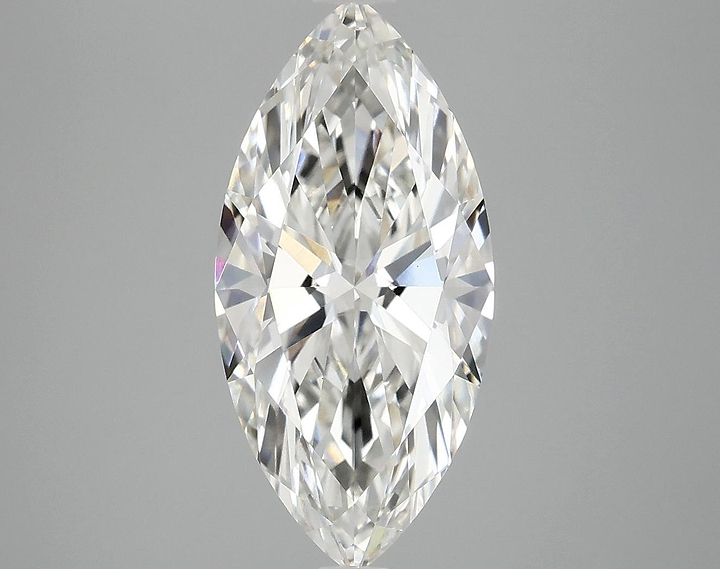3.02 Carat Marquise Shaped Excellent Cut VVS2 IGI Certified Lab Grown Diamond