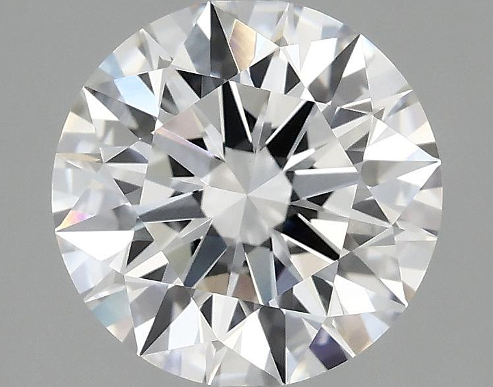 2.09 Carat Round Shaped Ideal Cut VVS2 IGI Certified Lab Grown Diamond