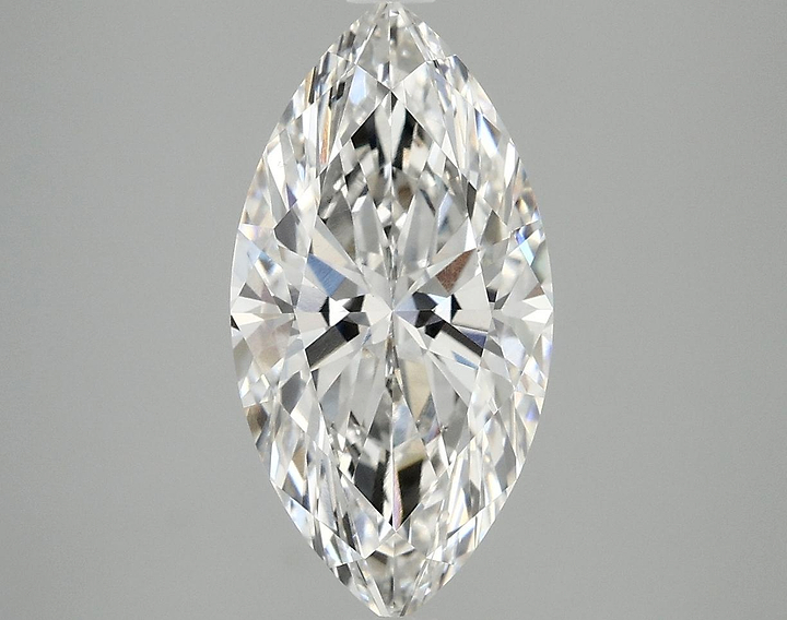 3.09 Carat Marquise Shaped Ideal Cut VVS2 IGI Certified Lab Grown Diamond