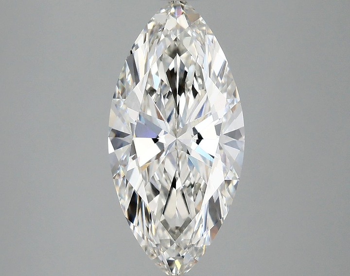 2.84 Carat Marquise Shaped Excellent Cut VVS2 IGI Certified Lab Grown Diamond