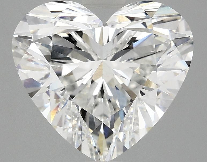 2.97 Carat Heart Shaped Ideal Cut VVS2 IGI Certified Lab Grown Diamond
