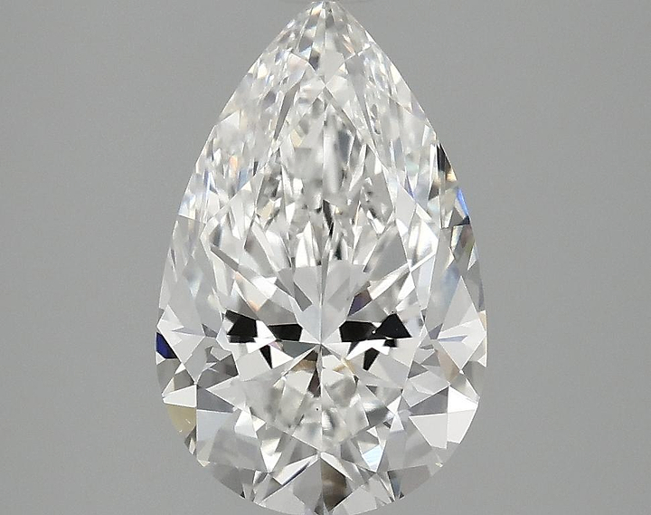 2.5 Carat Pear Shaped Ideal Cut VS1 IGI Certified Lab Grown Diamond