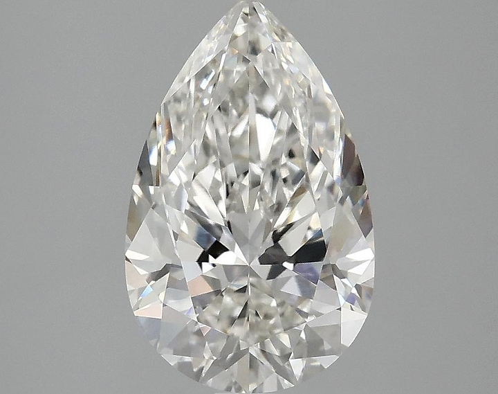 2.56 Carat Pear Shaped Ideal Cut VVS2 IGI Certified Lab Grown Diamond