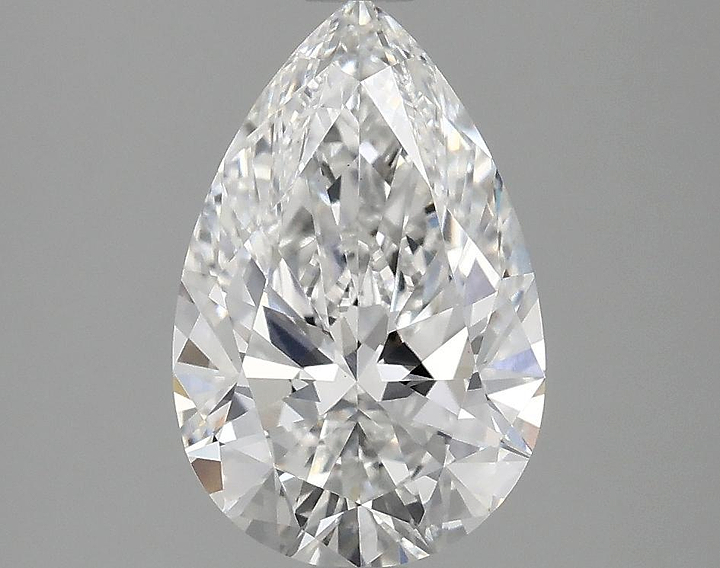 2.03 Carat Pear Shaped Ideal Cut VS1 IGI Certified Lab Grown Diamond