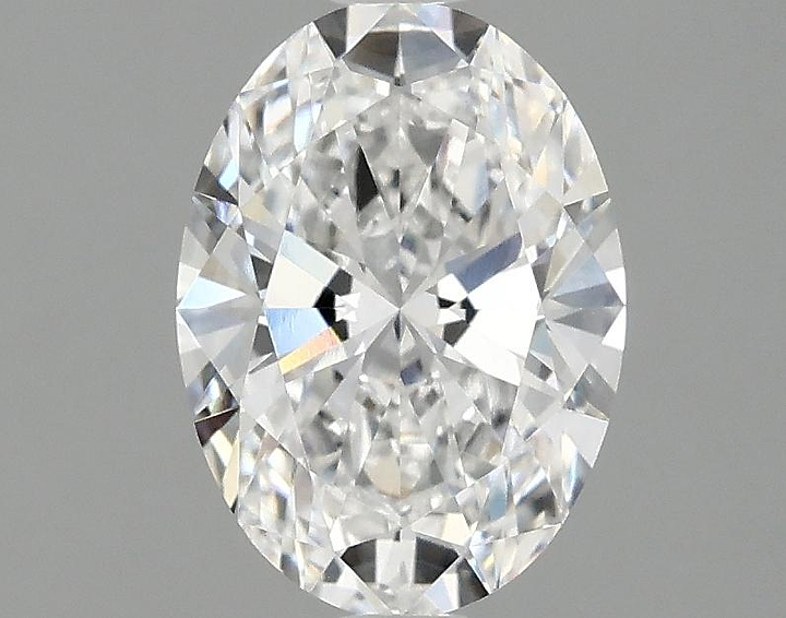1.54 Carat Oval Shaped Ideal Cut VVS2 IGI Certified Lab Grown Diamond