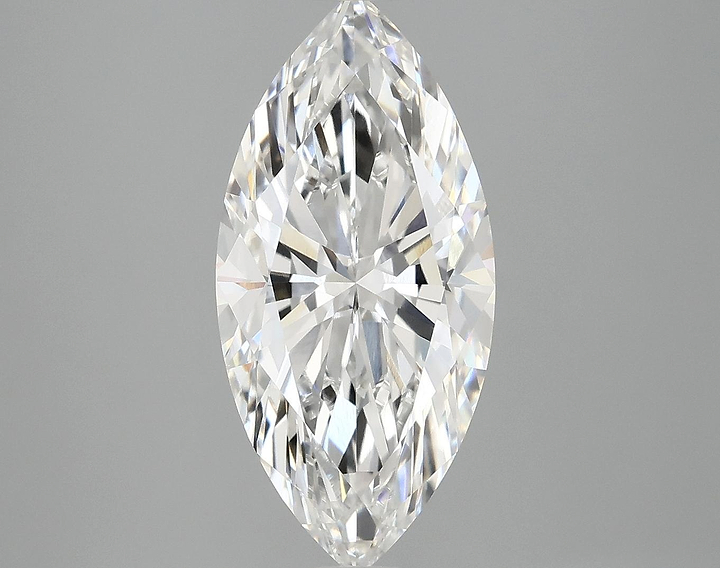 3.09 Carat Marquise Shaped Excellent Cut VVS2 IGI Certified Lab Grown Diamond