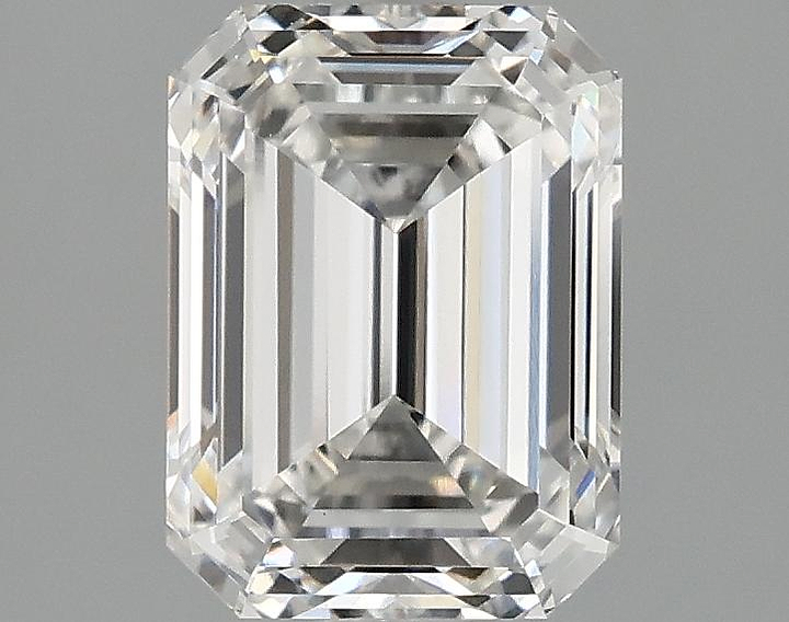 2.1 Carat Emerald Shaped Excellent Cut VVS2 IGI Certified Lab Grown Diamond