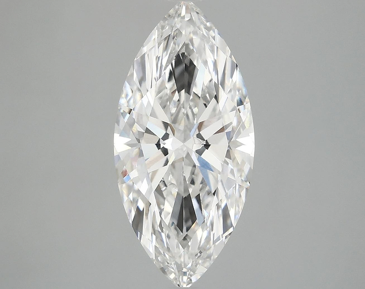 3.09 Carat Marquise Shaped Excellent Cut VVS2 IGI Certified Lab Grown Diamond