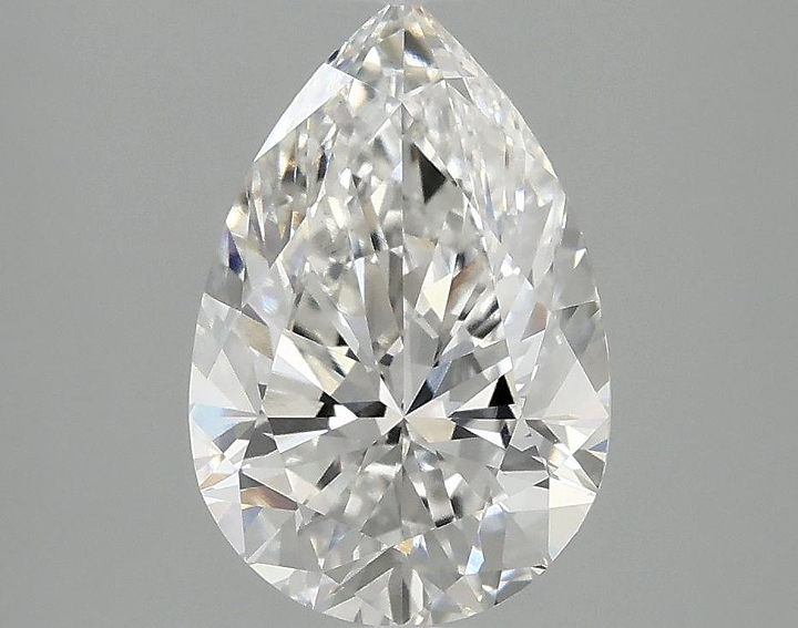 2.4 Carat Pear Shaped Excellent Cut VVS2 IGI Certified Lab Grown Diamond