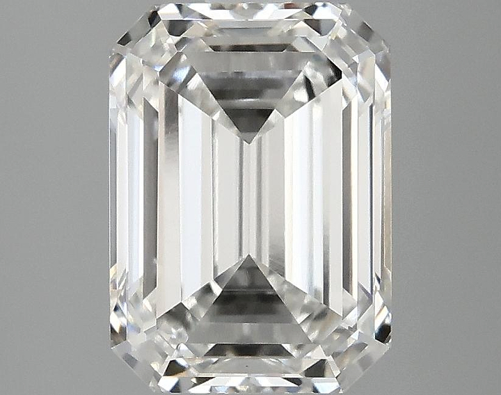 3.06 Carat Emerald Shaped Excellent Cut VVS2 IGI Certified Lab Grown Diamond