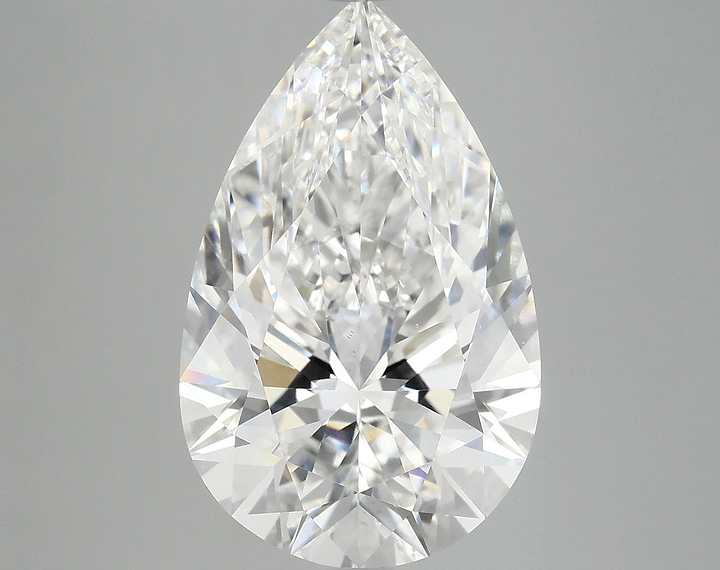 7.58 Carat Pear Shaped Ideal Cut VS2 IGI Certified Lab Grown Diamond
