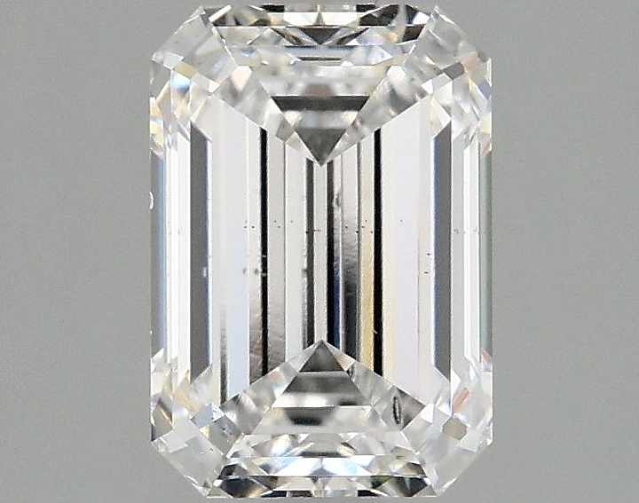 1.97 Carat Emerald Shaped Ideal Cut SI1 IGI Certified Lab Grown Diamond
