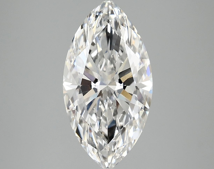 3.1 Carat Marquise Shaped Ideal Cut VVS2 IGI Certified Lab Grown Diamond