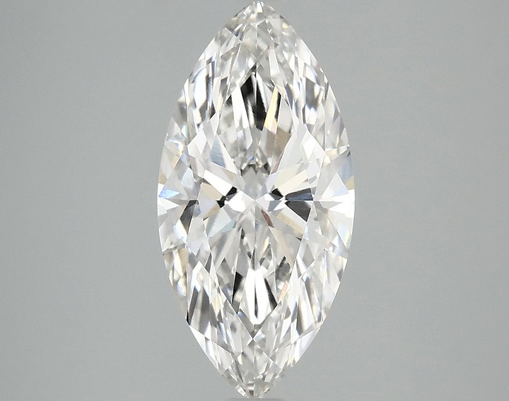 2.37 Carat Marquise Shaped Excellent Cut VVS2 IGI Certified Lab Grown Diamond