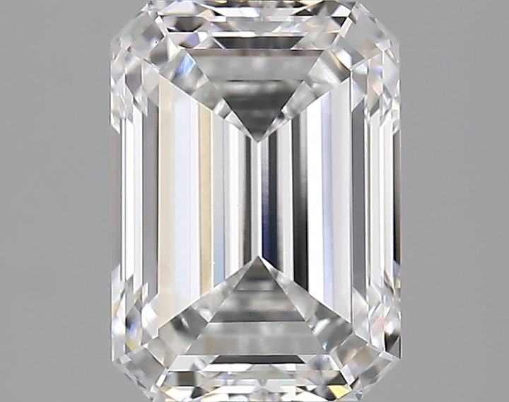 3.07 Carat Emerald Shaped Ideal Cut VVS2 IGI Certified Lab Grown Diamond