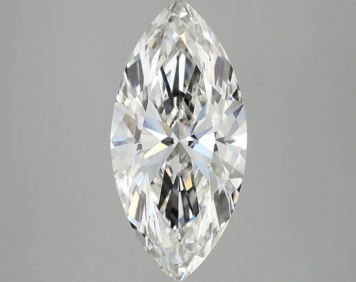 2.86 Carat Marquise Shaped Excellent Cut VVS2 IGI Certified Lab Grown Diamond