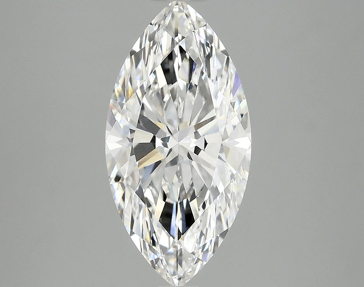 3.02 Carat Marquise Shaped Ideal Cut VVS2 IGI Certified Lab Grown Diamond