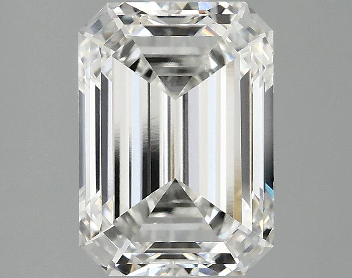 2.87 Carat Emerald Shaped Ideal Cut VS1 IGI Certified Lab Grown Diamond
