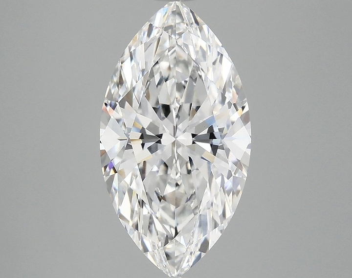 3.09 Carat Marquise Shaped Excellent Cut VVS2 IGI Certified Lab Grown Diamond