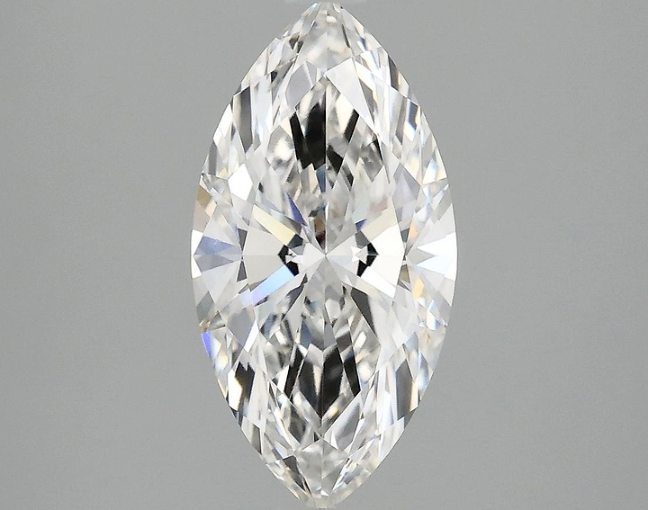 2.02 Carat Marquise Shaped Ideal Cut VVS2 IGI Certified Lab Grown Diamond