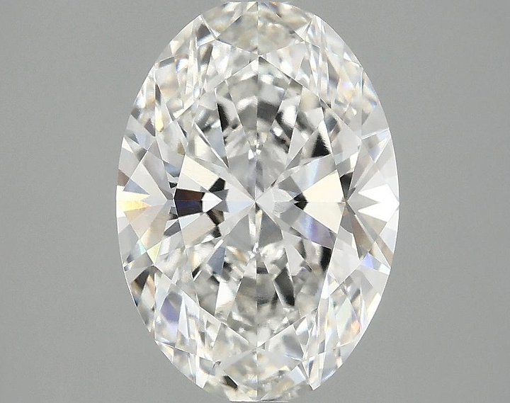 3.09 Carat Oval Shaped Ideal Cut VVS2 IGI Certified Lab Grown Diamond