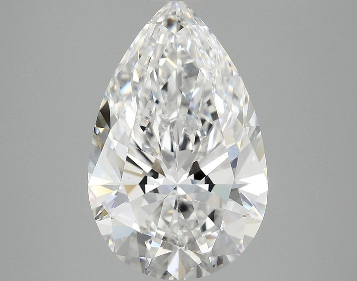 4.02 Carat Pear Shaped Ideal Cut VS2 IGI Certified Lab Grown Diamond