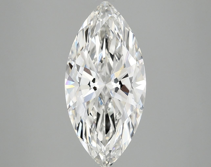 3.01 Carat Marquise Shaped Excellent Cut VVS2 IGI Certified Lab Grown Diamond