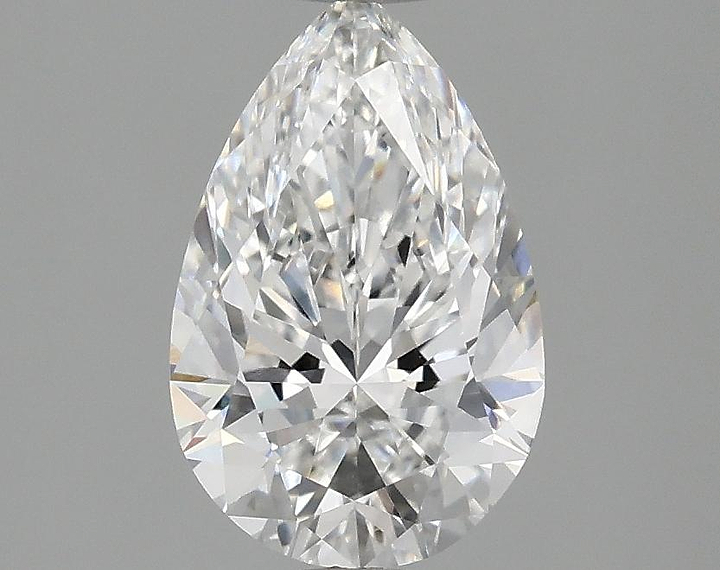 1.58 Carat Pear Shaped Ideal Cut VVS2 IGI Certified Lab Grown Diamond