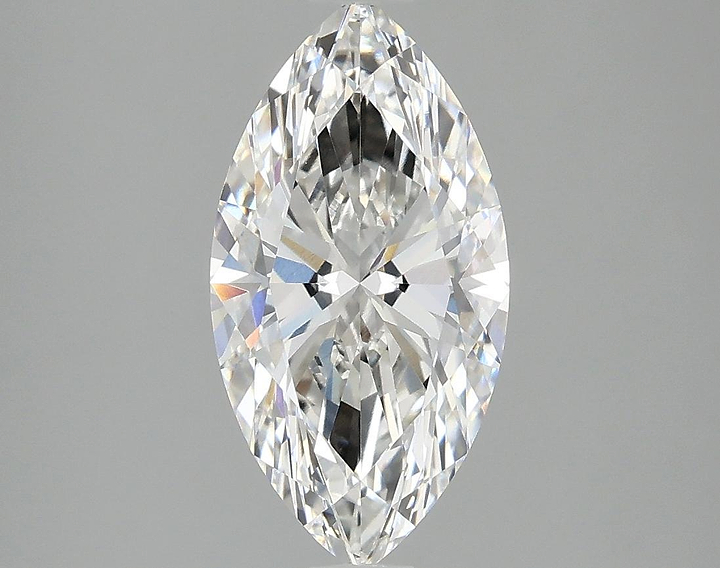 2.1 Carat Marquise Shaped Ideal Cut VVS2 IGI Certified Lab Grown Diamond