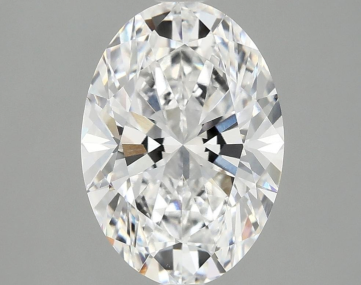3.08 Carat Oval Shaped Ideal Cut VVS2 IGI Certified Lab Grown Diamond