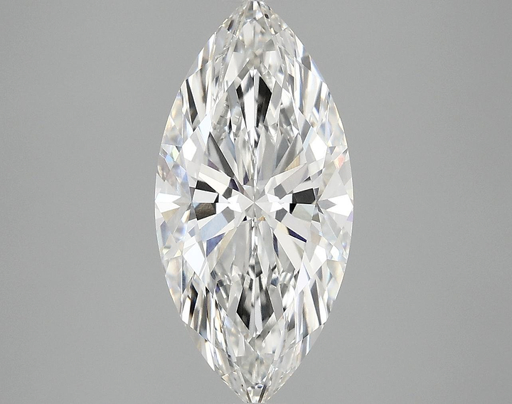 3.02 Carat Marquise Shaped Excellent Cut VVS2 IGI Certified Lab Grown Diamond