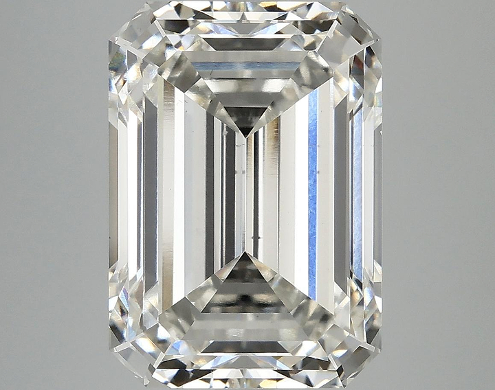 8.33 Carat Emerald Shaped Ideal Cut VS2 IGI Certified Lab Grown Diamond