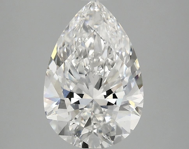 2.58 Carat Pear Shaped Excellent Cut VS1 IGI Certified Lab Grown Diamond