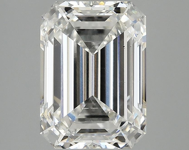3.09 Carat Emerald Shaped Excellent Cut VS1 IGI Certified Lab Grown Diamond