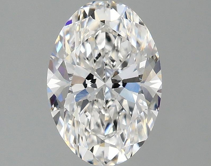 1.5 Carat Oval Shaped Ideal Cut VVS2 IGI Certified Lab Grown Diamond