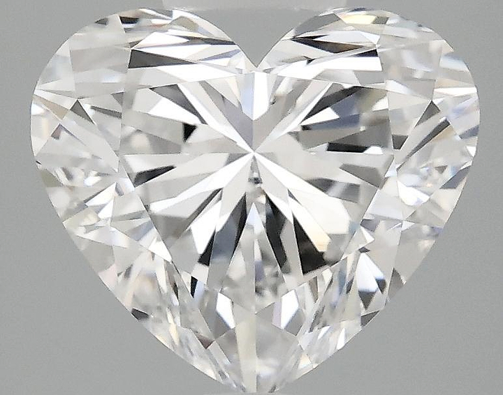 3.03 Carat Heart Shaped Ideal Cut VVS2 IGI Certified Lab Grown Diamond