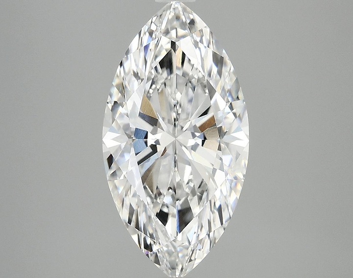3.09 Carat Marquise Shaped Ideal Cut VVS2 IGI Certified Lab Grown Diamond