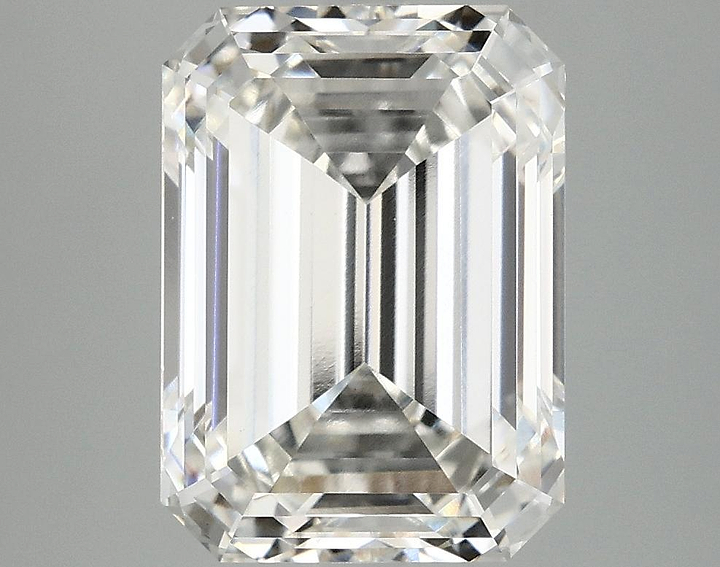 5.09 Carat Emerald Shaped Excellent Cut VVS2 IGI Certified Lab Grown Diamond