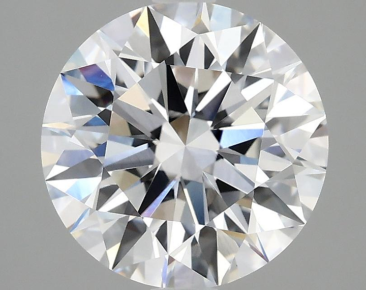 3.06 Carat Round Shaped Ideal Cut VVS2 IGI Certified Lab Grown Diamond