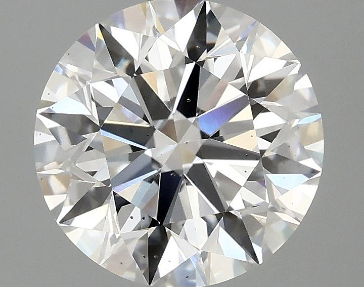 2.5 Carat Round Shaped Excellent Cut SI1 IGI Certified Lab Grown Diamond