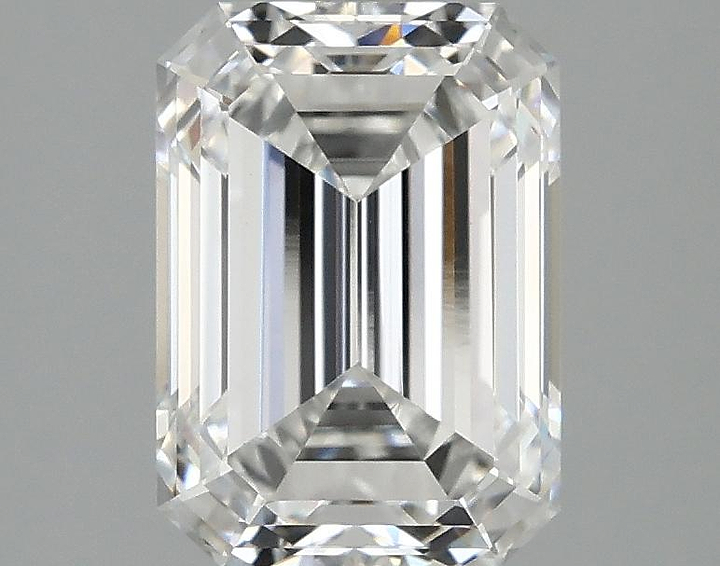 2.58 Carat Emerald Shaped Excellent Cut VVS2 IGI Certified Lab Grown Diamond