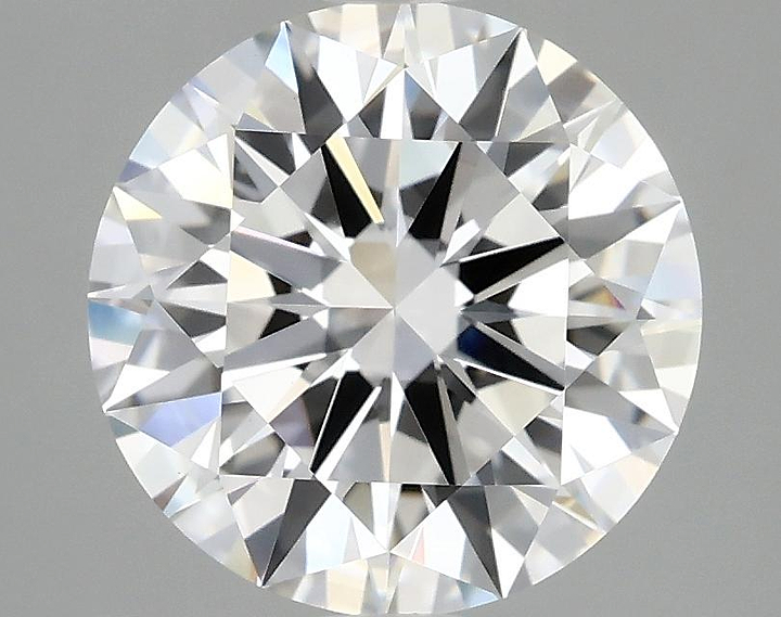 3.09 Carat Round Shaped Ideal Cut VVS2 IGI Certified Lab Grown Diamond