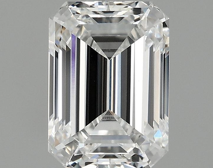 0.97 Carat Emerald Shaped Excellent Cut VVS2 IGI Certified Lab Grown Diamond