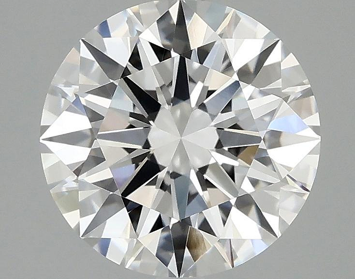2.42 Carat Round Shaped Ideal Cut VVS2 IGI Certified Lab Grown Diamond